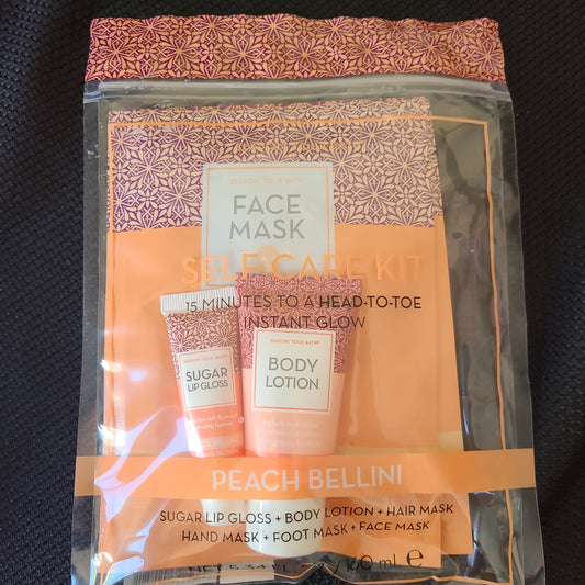 Self care kit peach bellini bath and body works