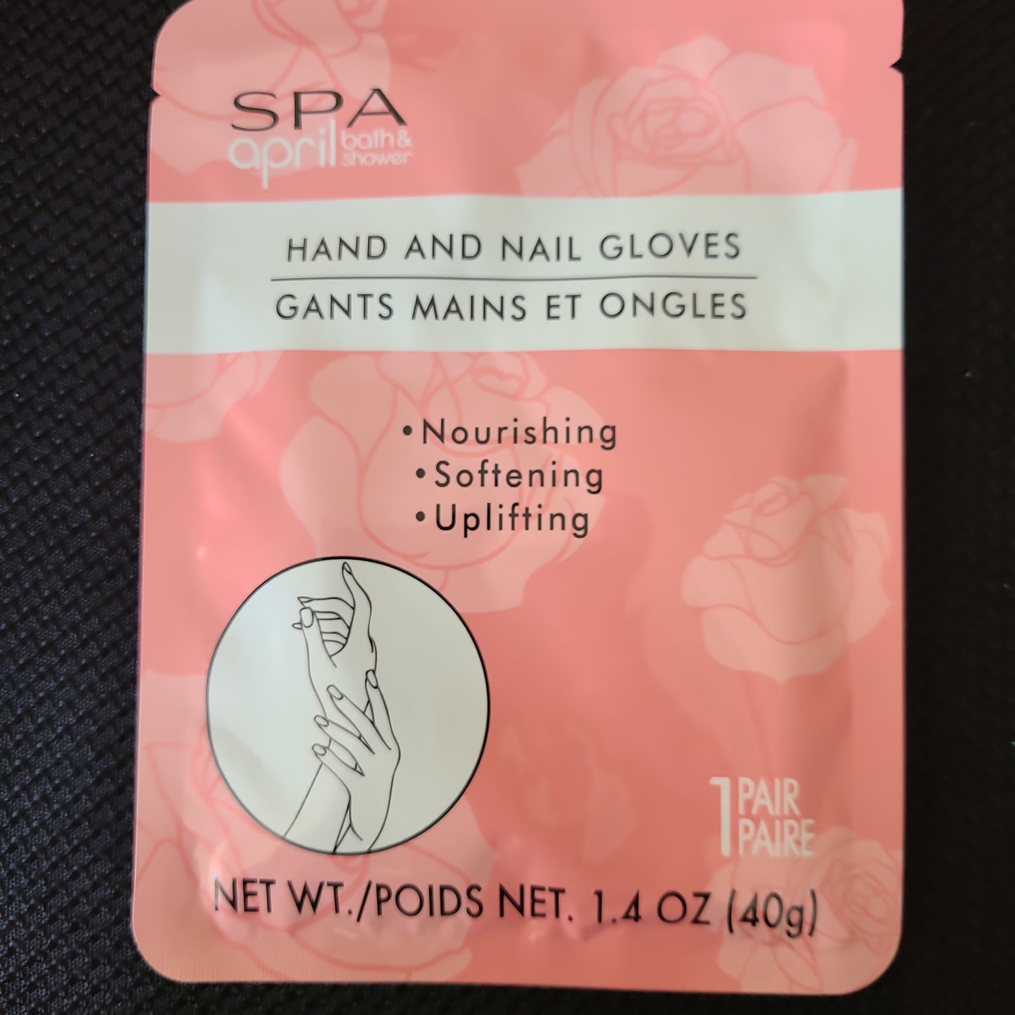 Spa April bath and shower, Hand and Nail Gloves