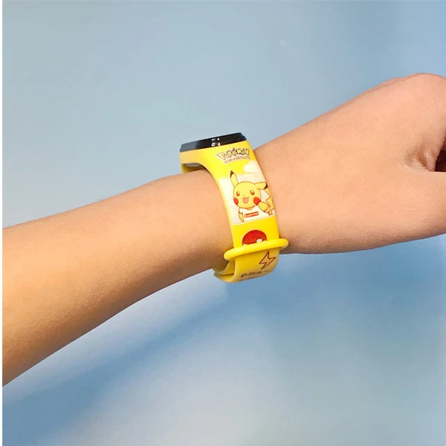 Pokemon Strap LED Electronic Watch 