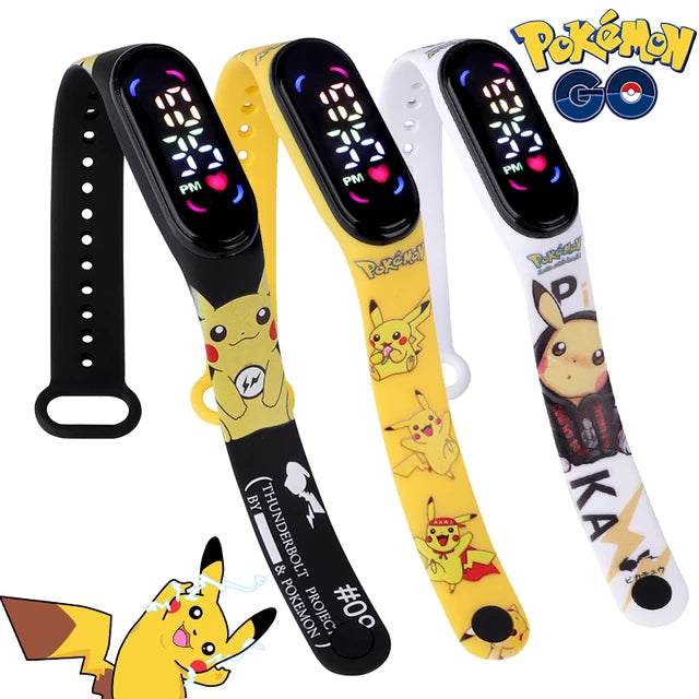 Pokemon Strap LED Electronic Watch 