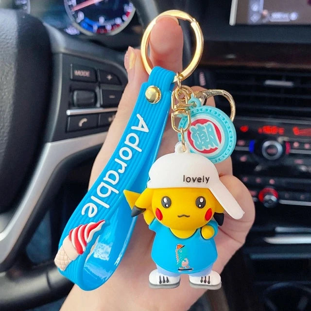 Pokemon Fashion Keychain Bag Keyring Pendant