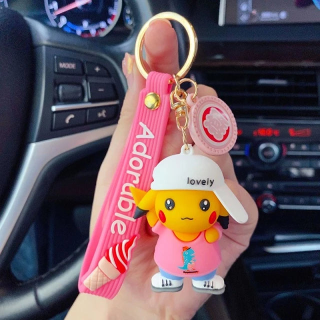 Pokemon Fashion Keychain Bag Keyring Pendant