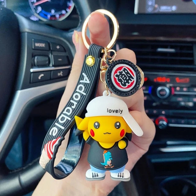 Pokemon Fashion Keychain Bag Keyring Pendant