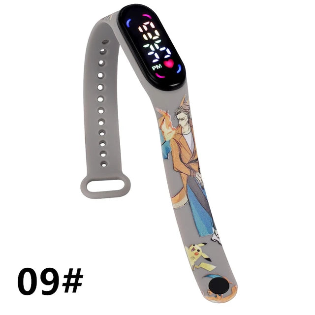 Pokemon Strap LED Electronic Watch 