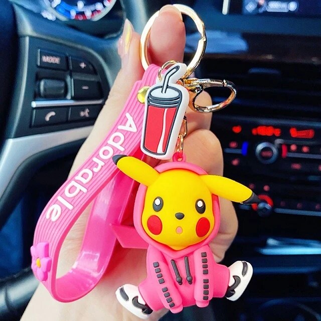 Pokemon Fashion Keychain Bag Keyring Pendant